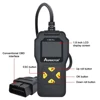 Car OBD 2 Scanner Engine Battery O2 Sensor EVAP Tester Diagnostic Tools Universal Code Reader Fault Code Clear 6