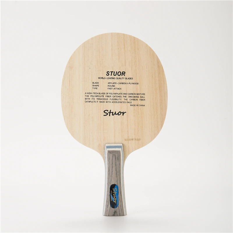 

Stuor 5+2-Ply ALC Carbon Fiber Table Tennis Blade Lightweight Ping Pong Racket Blade Table Tennis Accessories Table Tennis Bat