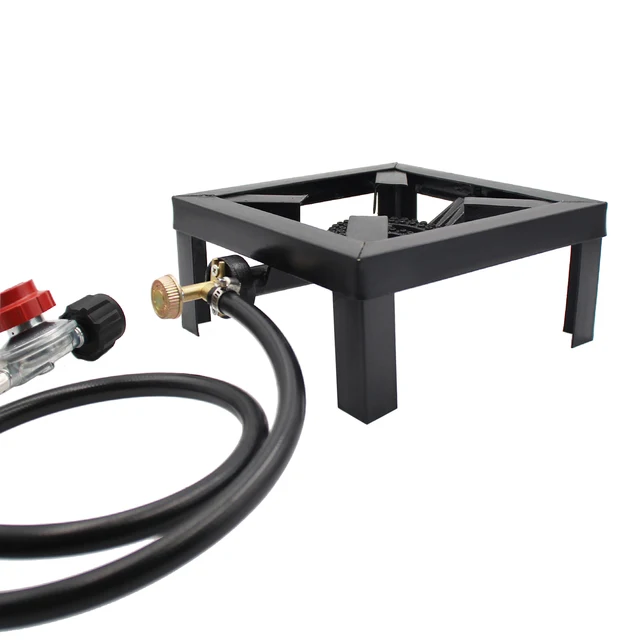 Tomshoo 8KW Gas Boiling Ring Cast Iron Burner Large LPG Stove Outdoor Cooker Iron Frame Portable Fire Control Stove Camp Supply 5
