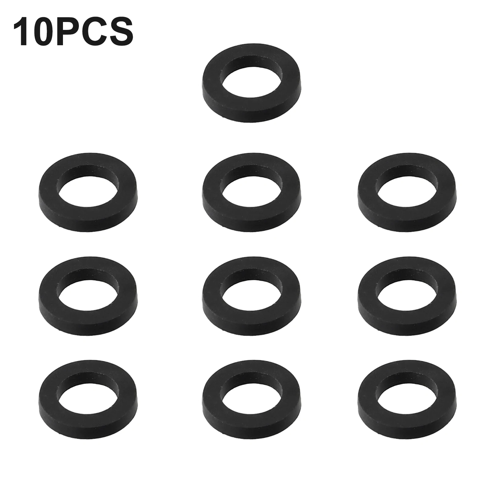 10pcs Rubber Washers Black Replacement Gasket Leak-proof Faucet Seal For Fix Leaky Dripping Shower Pipe Household Accessories gasket rubber washers leak proof replacement shower shower pipe washers rubber ring 10pcs bathroom black dripping