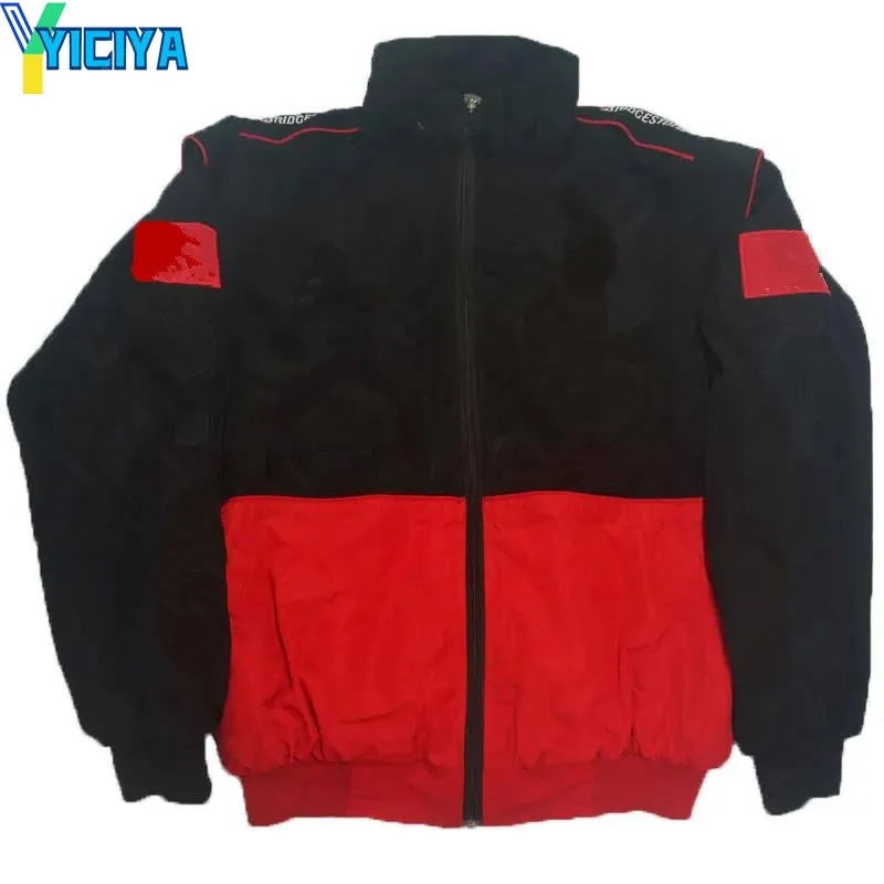 

YICIYA F1 racing jacket Dropship Embroidery Riding unisex American Jackets Motorcycle Locomotive Coat Loose Women Clothes 2024