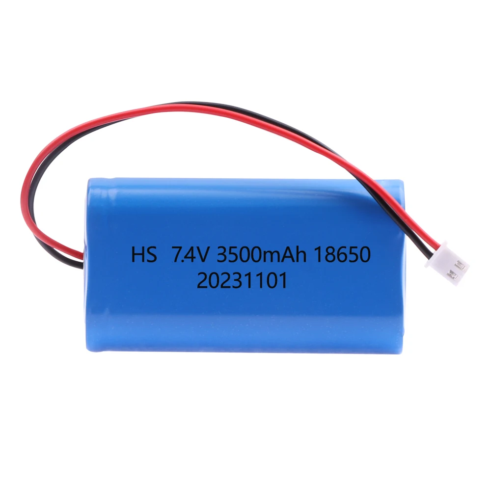 Batteria 7.4V 18650 Batteria 2S Lifepo4 Packs 1500mah 3000mah 3500mah 4000mah Spina batteria ricaricabile - immagine 2
