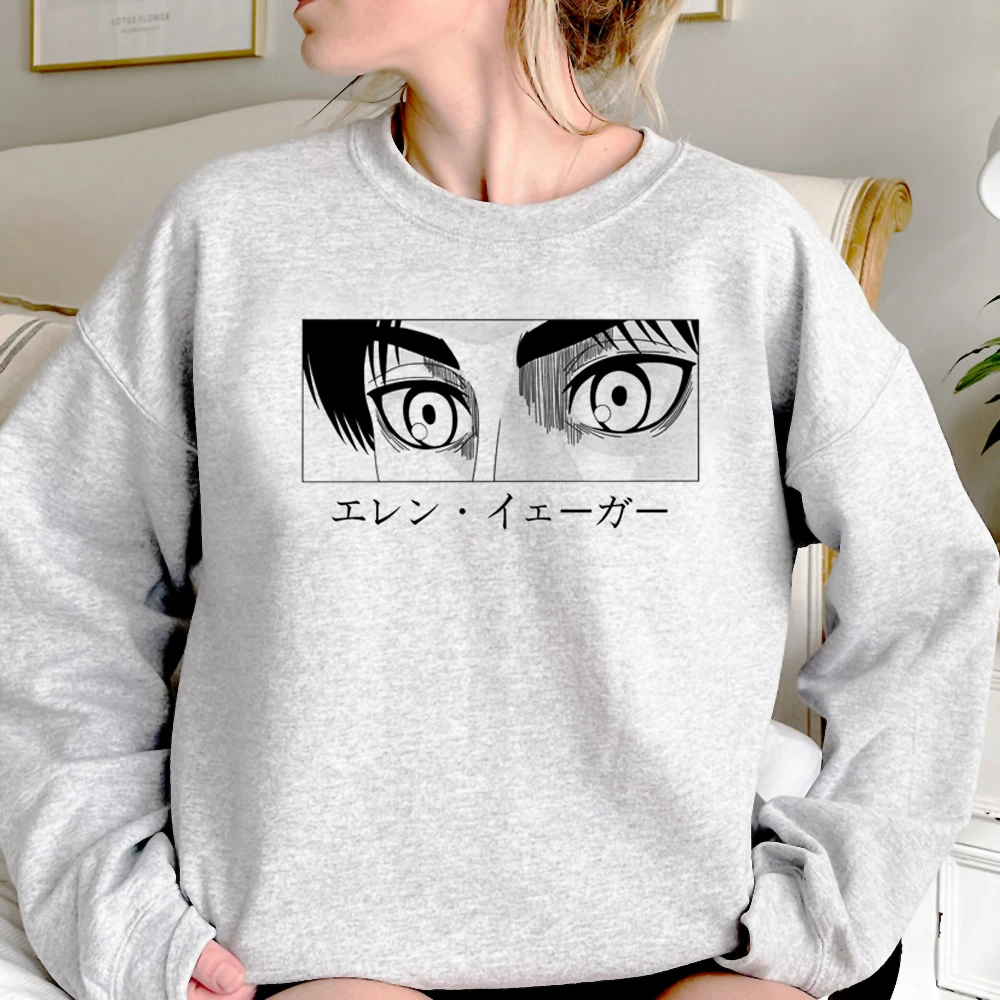 

Толстовка Эрена из «атаки на Титанов», женский спортивный костюм y2k, эстетичный зимний костюм с милым графическим рисунком, женская зимняя одежда