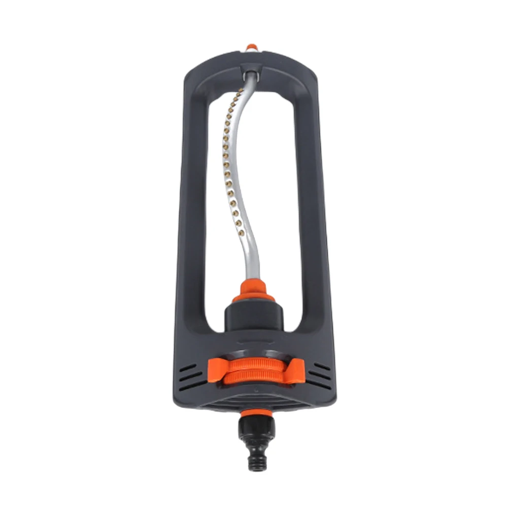 Aluminum Tube Swing Sprinkler 4 Modes Water Sprayer 19 Hole Nozzles with 1/2in Connector for Cooling Lawn/Agriculture Irrigation