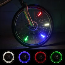

JLETOLI Smart LED Bicycle Wheel Light Waterproof Bike Spoke Lights Cycling Front Tail Spoke Lamp Bicycle Accessories 2PCS