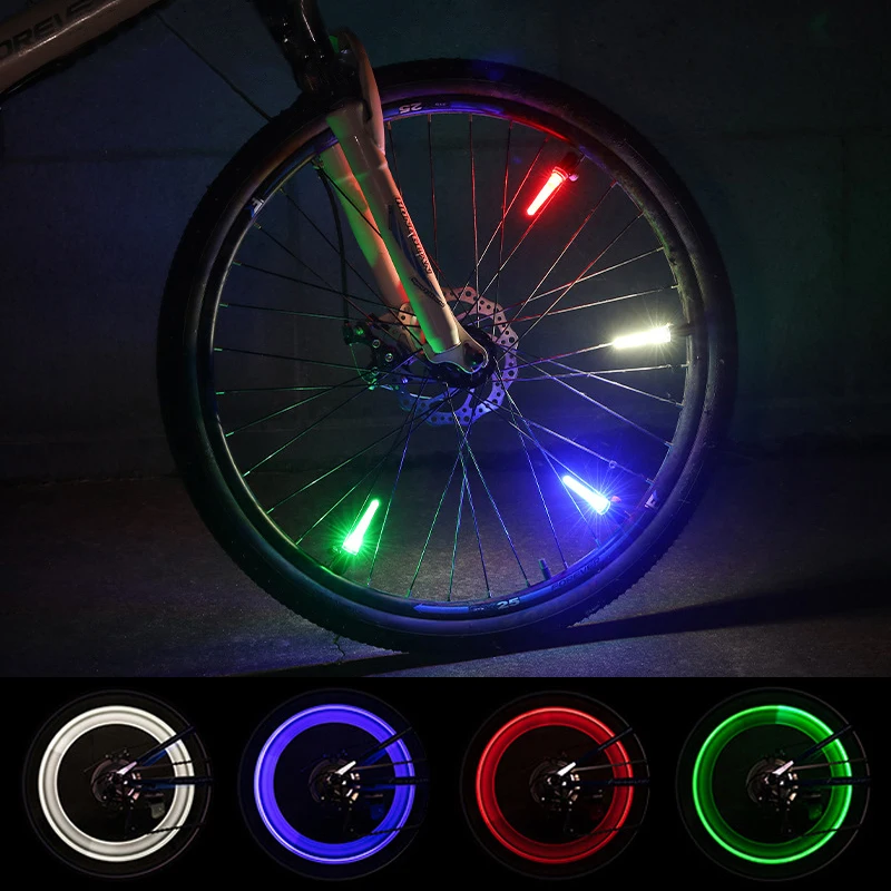 Over het algemeen Tweede leerjaar Lam Jletoli Smart Led Fiets Wiel Licht Waterdicht Bike Spoke Lights Fietsen  Voor Staart Spoke Lamp Fiets Accessoires 2 Stuks|Fietslicht| - AliExpress