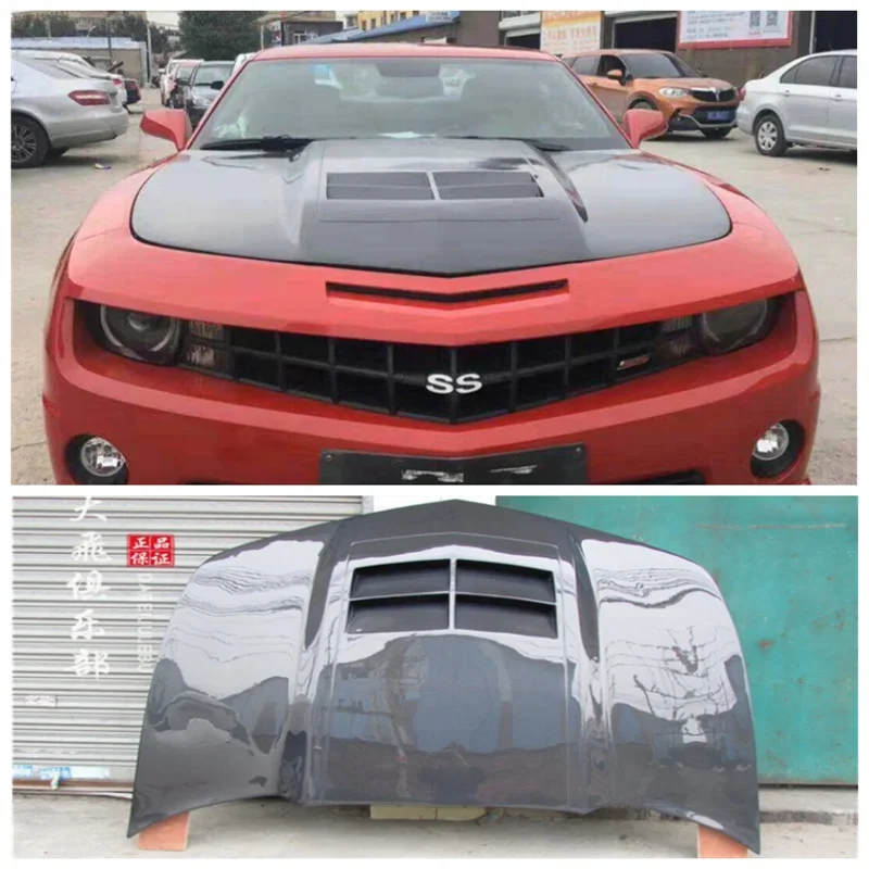 

Fits For Chevrolet Camaro 2010 2011 2012 2013 2014 2015 High Quality Resin Fibre & Carbon Fiber Front Engine Hood Vent Cover