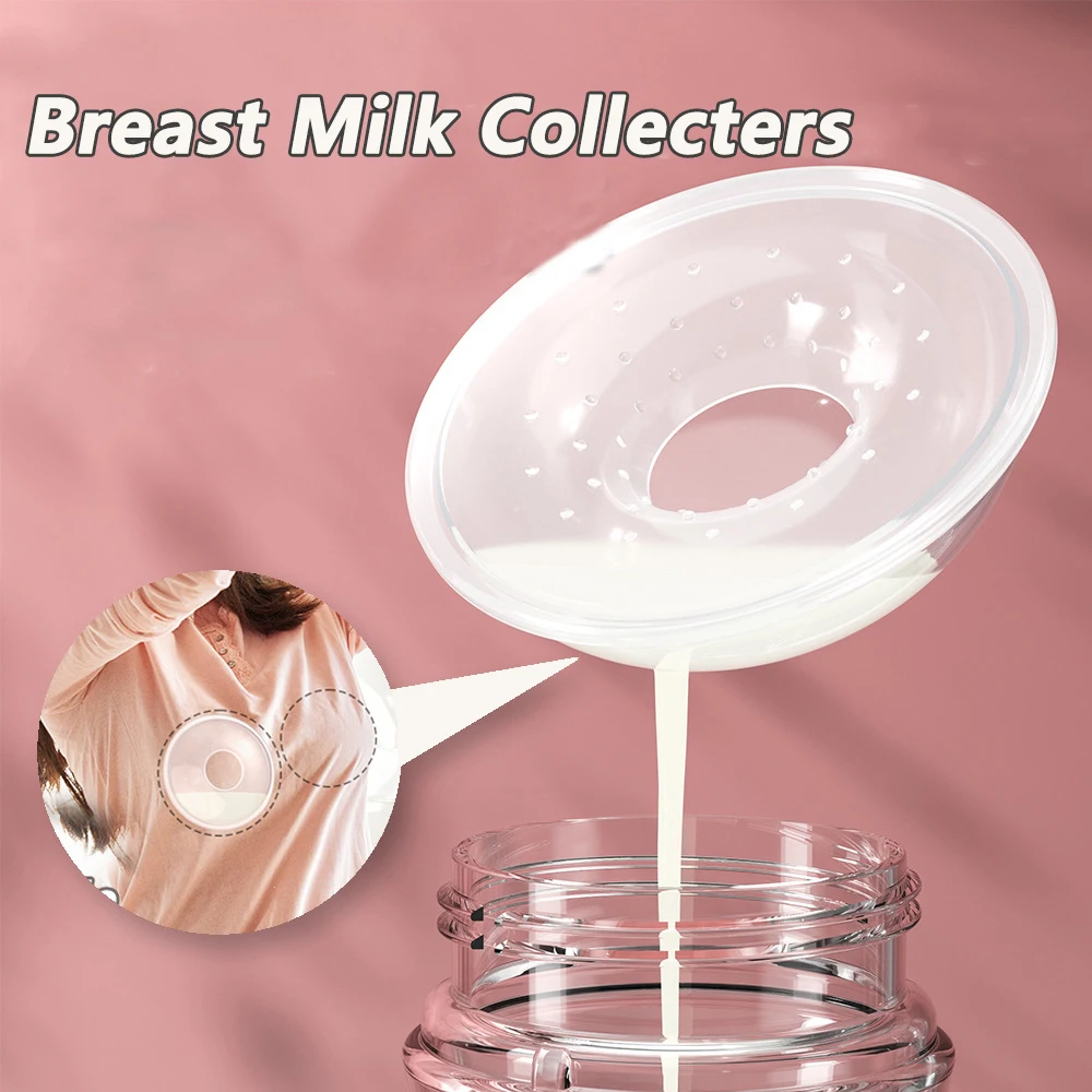 Silica Gel Breast Milk Collector Reusable Breast Correcting Shell Baby Feeding Milk Saver
