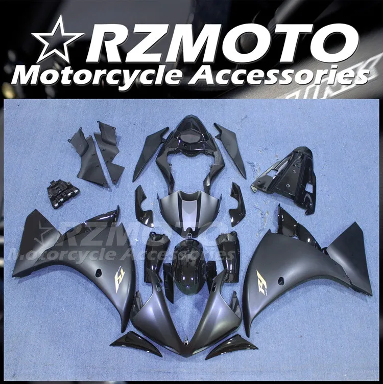 

4Gifts New ABS Motorcycle Bike Fairings Kit Fit For YAMAHA R1 2009 2010 2011 2012 09 10 11 12 Bodywork Set Custom Black Matte