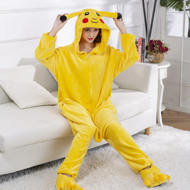 Costume de glouton en peluche Pokemon Cosplay pour enfants, pyjama Pikachu  Anime Onesie, vêtements complets une pièce, cadeau d'Halloween - AliExpress