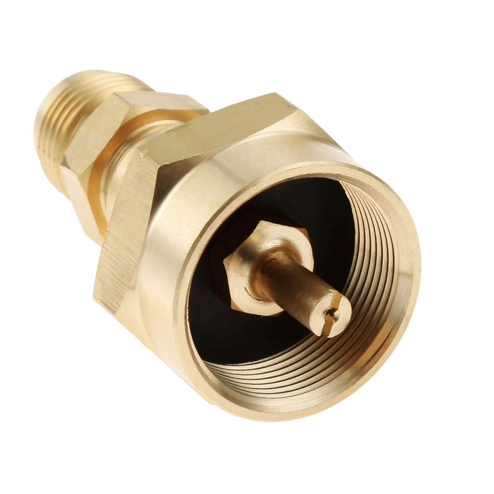 Brass Adapter 3/8" Male Flare Thread Hook Up High Pressure Extension Hose Propane Refill Hose Adapter Gas Torch