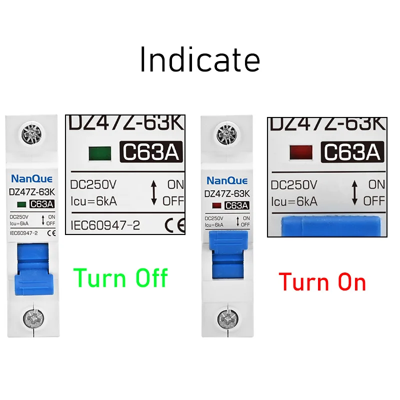 Enhanced Solar Panel DC Circuit Breaker