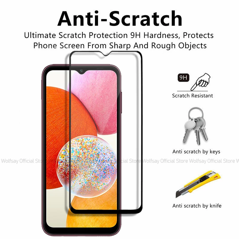 Premium Tempered Glass Screen Protector – Full Glue Cover, 2/4 Pack