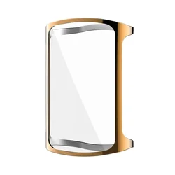TPU Protective Full Coverage Shell with Screen Protector for Fitbit Charge Series Accessories (Rose Gold)