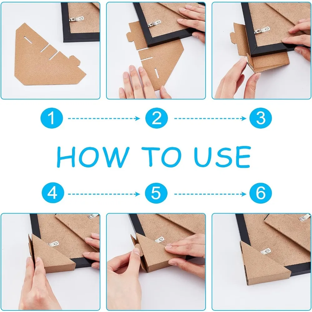 100pcs Frame Corner Protectors Cardboard Protectors Frame Cardboard Corner for Shipping Packing or Moving Fits