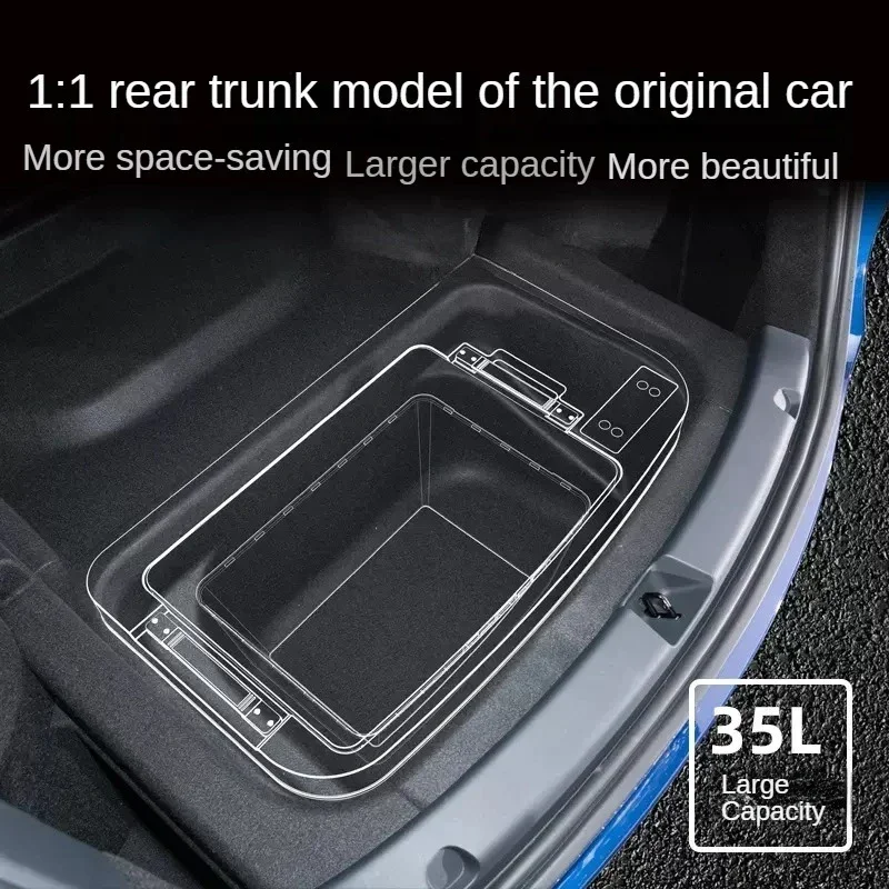 테슬라 모델 Y 차량용 냉장고, 모델 3, 35L, 12V, 냉동고 압축기, 냉각 트렁크, 약 보관, 여행용 냉장고