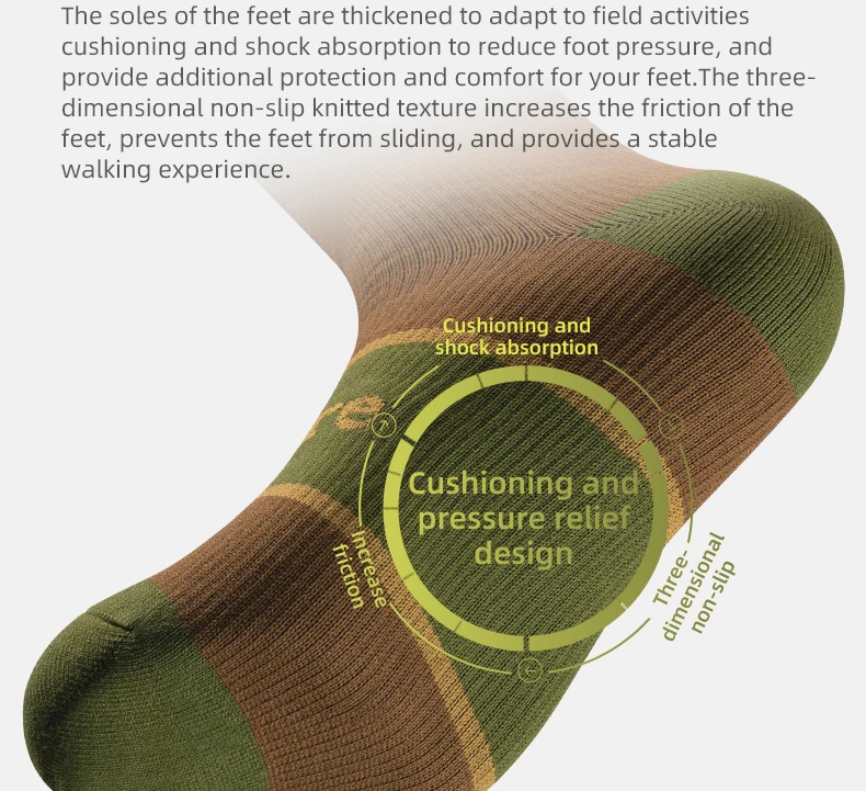 breathable sock interior