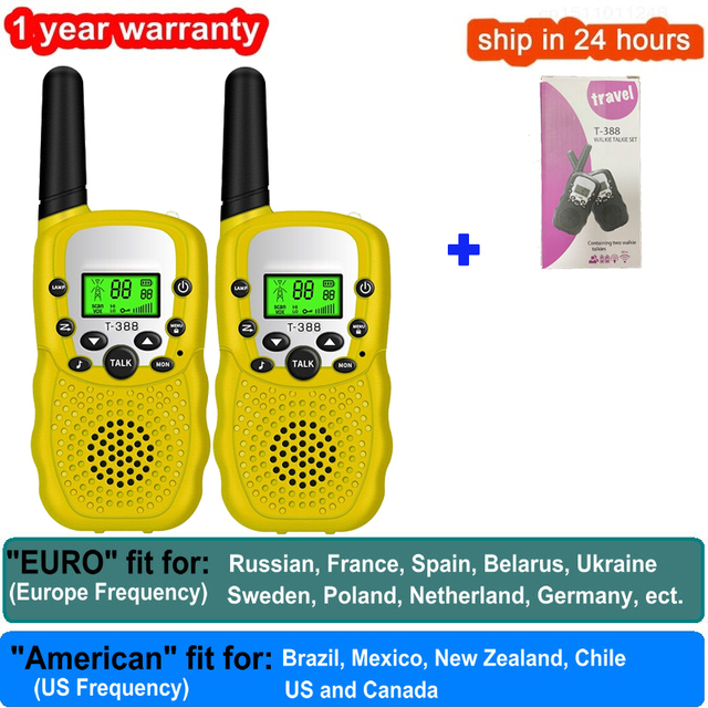 Walkie Talkie Kids Celular Toys Handheld Transceiver Highlight Phone Radio Interphone Children Talkie Walkie Birthday Gifts
