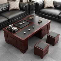 Tables basses en verre minimalistes, modernes et simples, théière pour salon, canapé bas, meubles de maison latéraux, Couchtisch FYCT 4