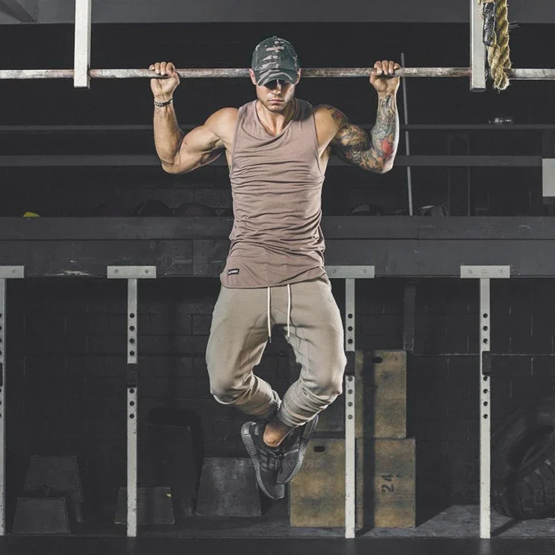 Men's Lightweight Gym Jogger Pants Breathable Hiking Jogging Runing Stretch Exercise Workout Sweatpants with Zipper Pocket Pants 6