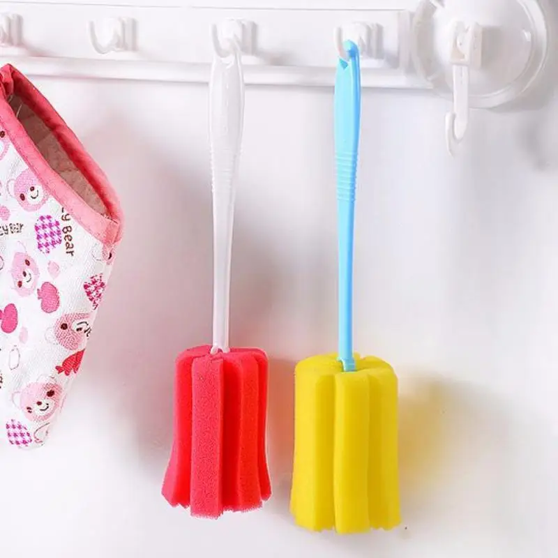 Kitchen Cleaning Tool Sponge Brush 2 Pcs For Wineglass Bottle Coffe Tea Glass Cup