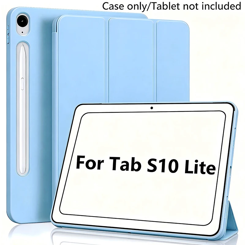 Enhanced Tablet Case with Smart Cover and Pencil Holder - Soft Touch Finish