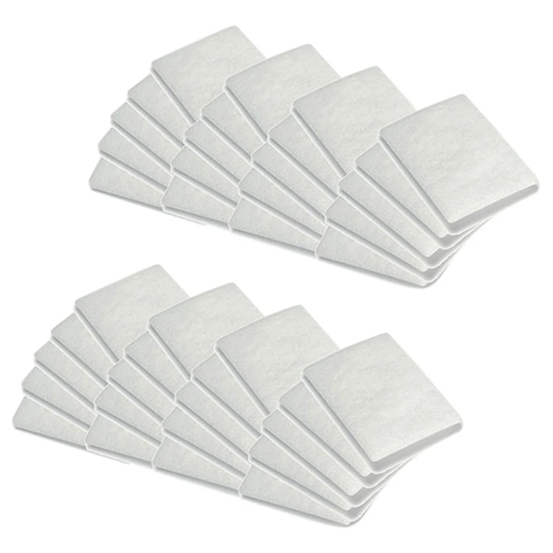 60Pcs Disposable Air Filters Premium Disposable Universal Replacement
