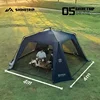 Shinetrip Waterproof Tent Tent Beach Family Black/Green Sunshade Camping Party Sunburn Protection One-touch 8-10 Persons UPF50+