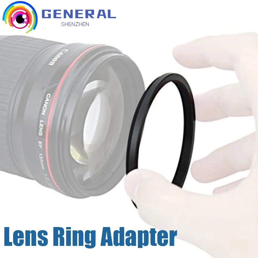 35.5Mm-37Mm-Anello Adattatore Per Obiettivo Filtrante In Metallo Muslimate 49 Per Fotocamera Sony Canon Eos Nikon Slr