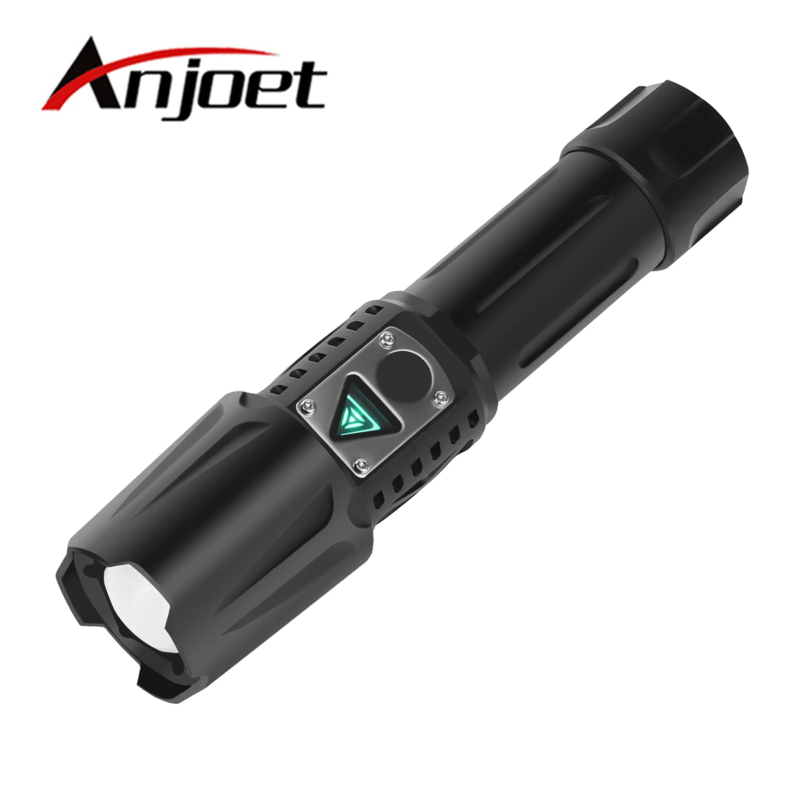 

High Power XHP360 LED Flashlight Rechargeable Telescopic Focusing Torch Zoom Hand Lantern For Camping, Outdoor & Emergency USE