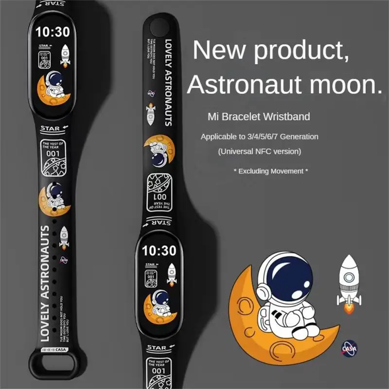 

Сменный силиконовый ремешок для браслета 7 6 5, браслет для умных часов, спортивный ремешок для часов, водонепроницаемые умные аксессуары