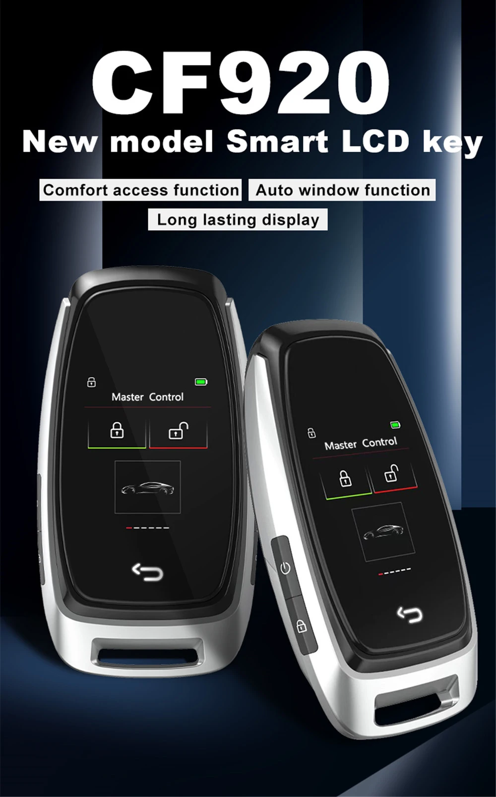 Aggiornamento CF920 multilingue chiave LCD intelligente universale ingresso confortevole blocco automatico senza chiave Go per Audi/Ford/Mazda/Toyota/Porsche - S946b391c0b7347648adfa54acf99e3e0X