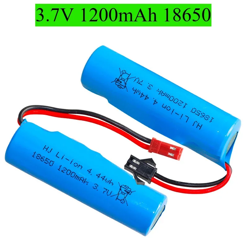 Batterie 18650 3.7V prête à l'emploi avec câbles et connecteurs pour applications RC
