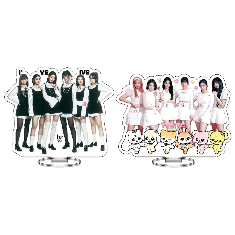 KPOP IVE Acrylic Stand New Album I ve IVE HD Printed Photo Figures Standing Desktop Decorative YUJIN GAEUL LIZ REI Fans Gift