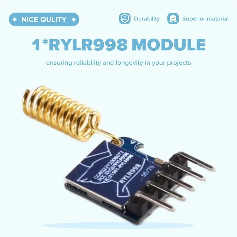 AA60-산업용 등급 RYLR998 Lora 모듈 DIP 통신 모듈 100% 새로운 전자 액세서리