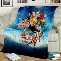 The Seven Deadly S-Sins Pattern Lightweight Throw Blanket,Multi-purpose Holiday Gift Blanket Warm And Soft Blankets All Seasons 1