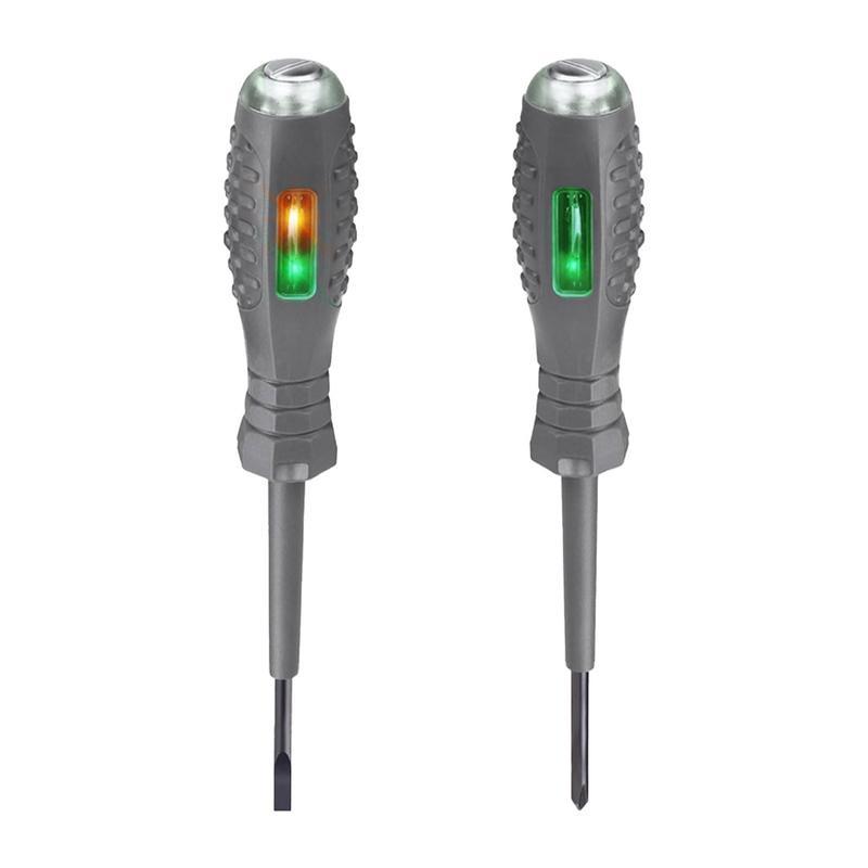 Electricity Tester Pen 2-in-1 High Torque Magnetic Screwdriver Wire Tester Electrical Circuit Tester Responsive Electrical