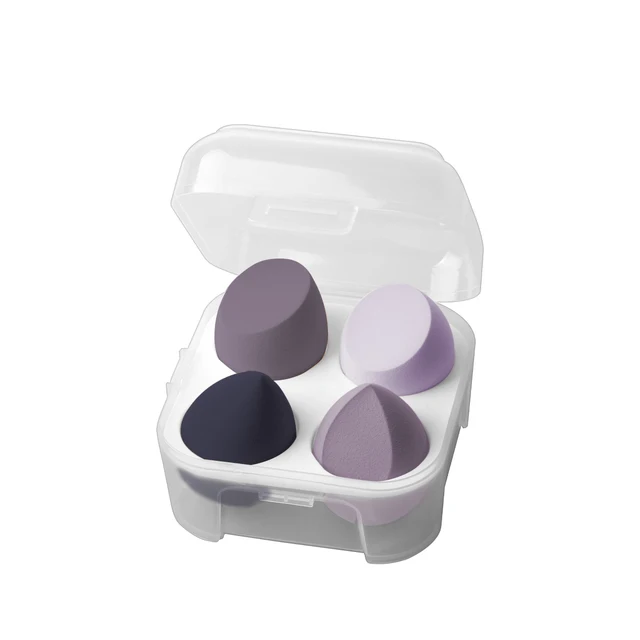 IMAGIC Sponge 4pcs/Set Makeup Puff Cosmetic Latex Soft Beauty Ball Foundation Powder With Box Wet and Dry Colorful Makeup Tool TL-20220124-3