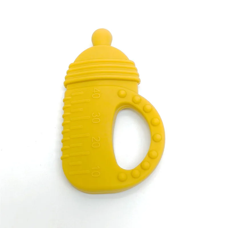 Baby teething stick silicone teethers toys bottle teethers biting gum biting music baby can bite water boiled