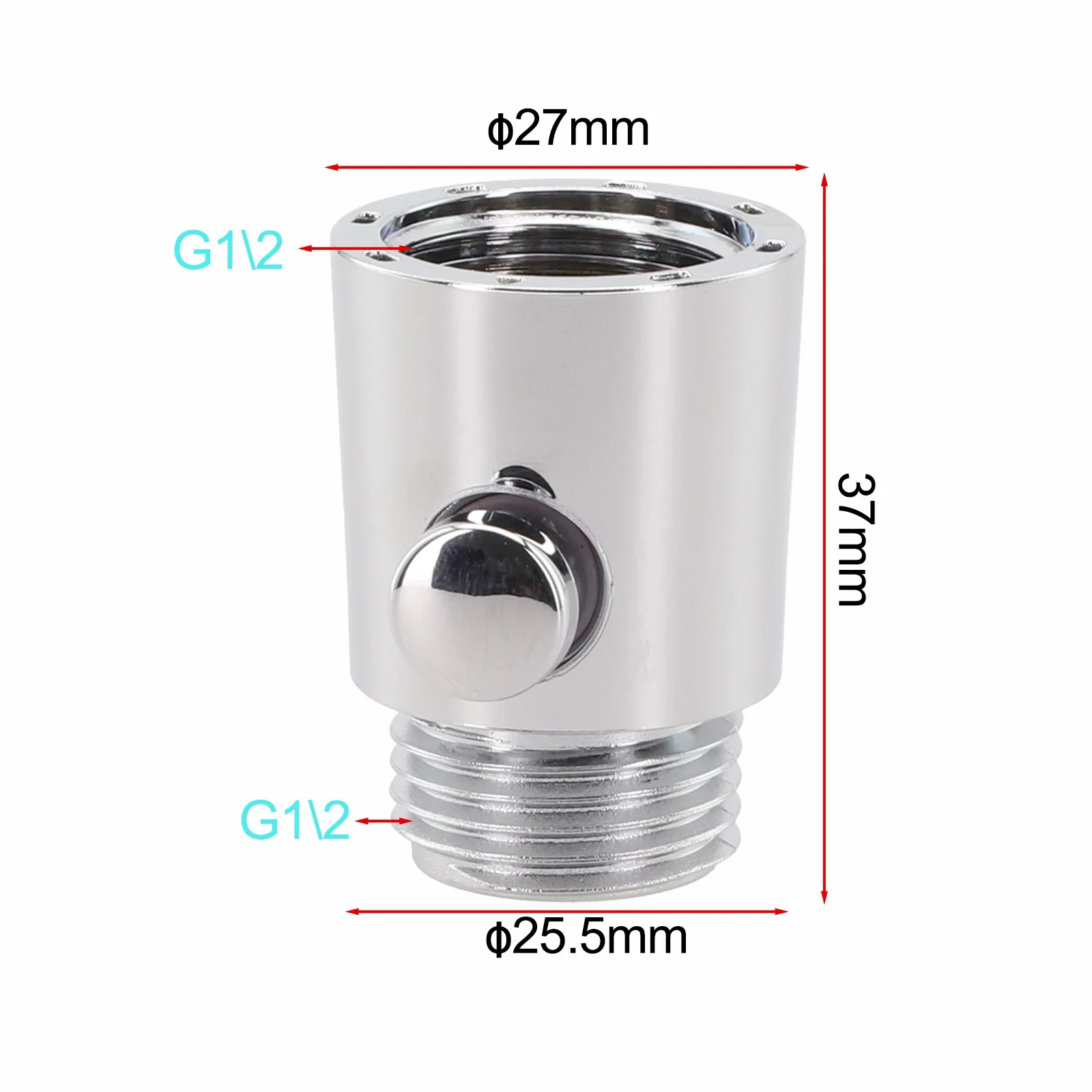 Shower Head Control Switch For Efficient Water Stop Saving Valve Shut Off Valve Handheld Shower Head Hose Attachment shower head diverter valve