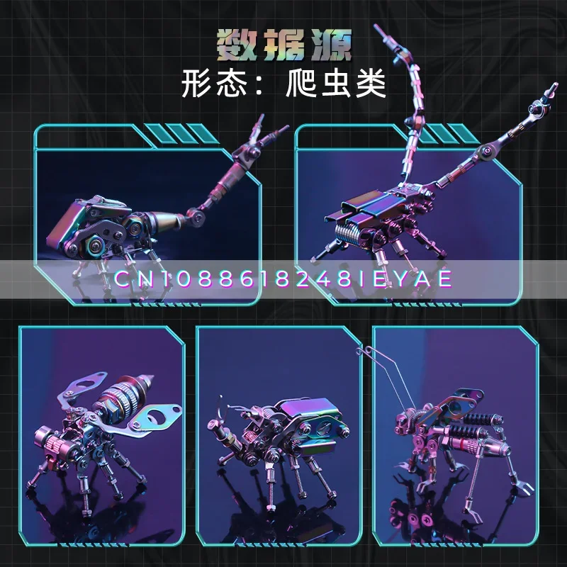 Mechanical Dangyuan Lingque 3d Three-dimensional Metal Assembly Model Bird Ornament Difficult Puzzle New Year's Gift Boys