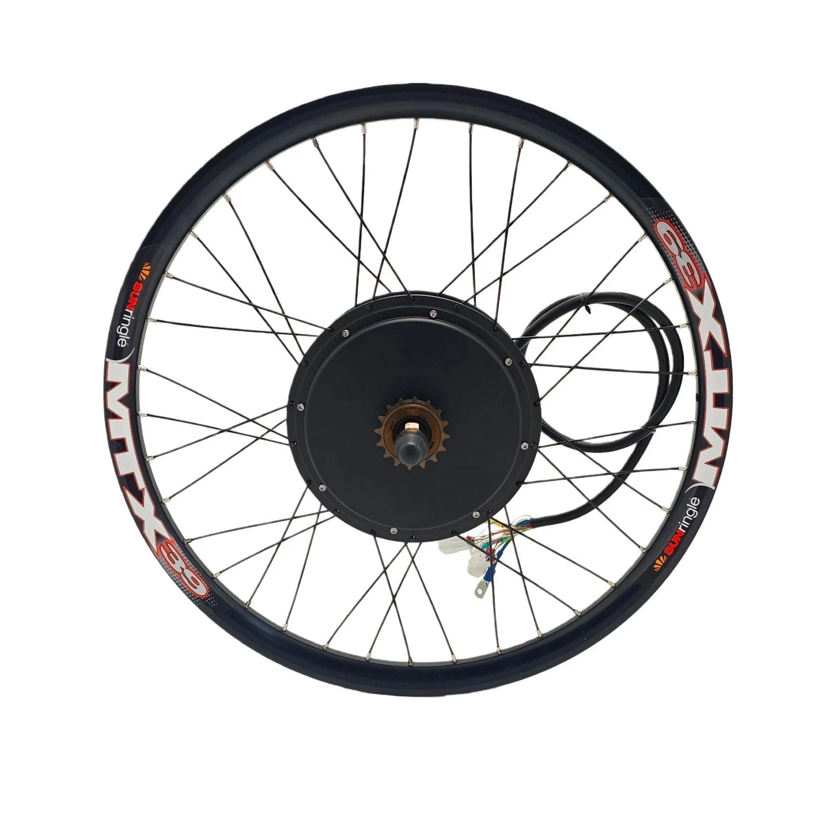 48V72V MTX39 림, 26인치 27.5인치 29인치, 드롭아웃 135/155mm | 3000W 고출력 전기 자전거 리어 모터 휠 개조 키트
