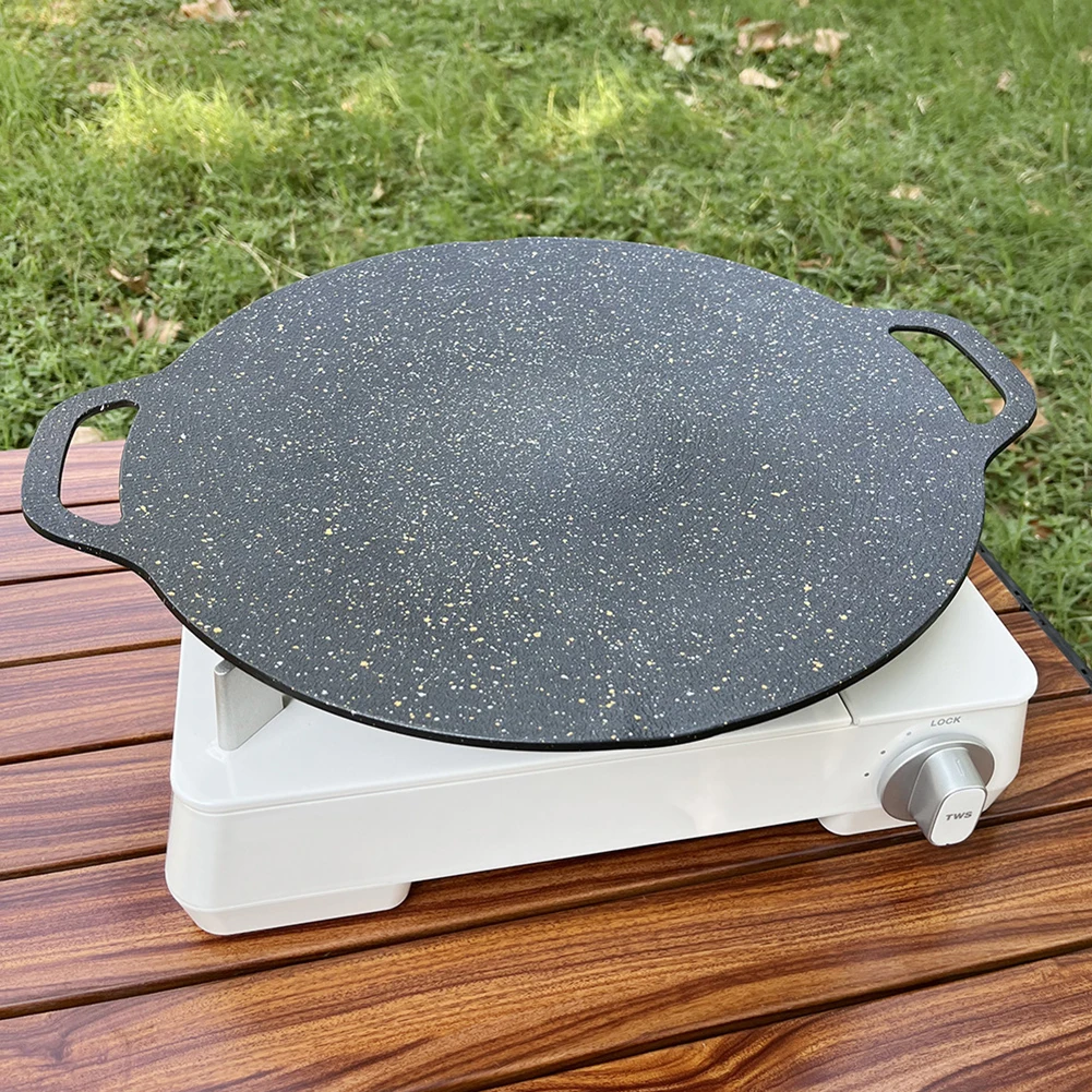 Griglia per Barbecue Coreana, Griglia da Tavolo Portatile Senza Fumo con Superfici di Cottura
