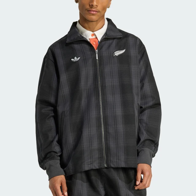 Veste de sport décontractée à carreaux pour hommes Adidas Genuine Clover KG4633 1