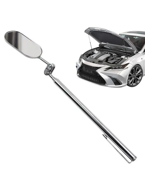 

360 Degree Rotation Cars Mechanic Mirror Machine Inspection LED Mechanics Maintenance Pickup Tool For Checking Observing Vehicle