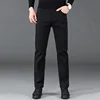 New Men Basic Versatile Black Denim Pants Male Formal Occasion Work Wear Denim Trousers Spring Autumn Concise Straight Leg Jeans 4