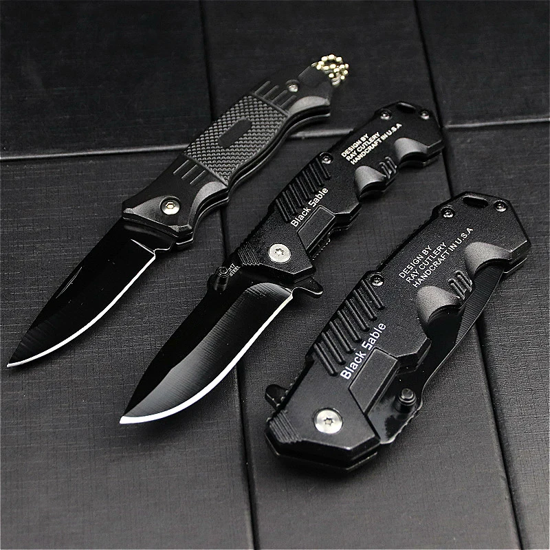 Ours Furtif Pocket Knife - Outdoor Folding Knife Quality Stainless Steel  Sharp Blade - Camping Survival Knife, Bushcraft, Hunting, Fishing, Hiking,  Military Accessories (Deer) : : Sports & Outdoors