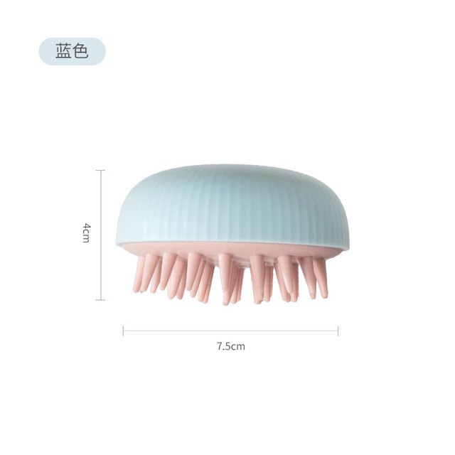 Head Body Scalp Massage Brush Silicone Shampoo Brush Hair Washing Comb Shower Brush Bath SPA Massage Brush Hair Brush