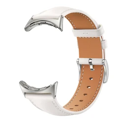 Premium Leather Wristband Replacement for Pixel Watch - 45mm Accessory Strap Bracelet (Beige)