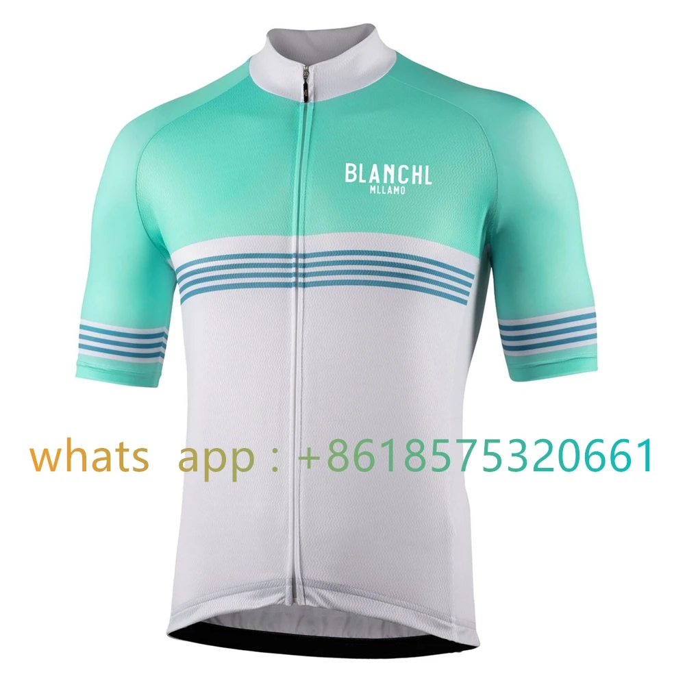 Blanchl 2023 Camiseta de ciclismo de verano Camiseta deportiva de carreras de bicicleta Ropa Ciclismo Pro Team Mtb Bike Jersey Cycling Wear